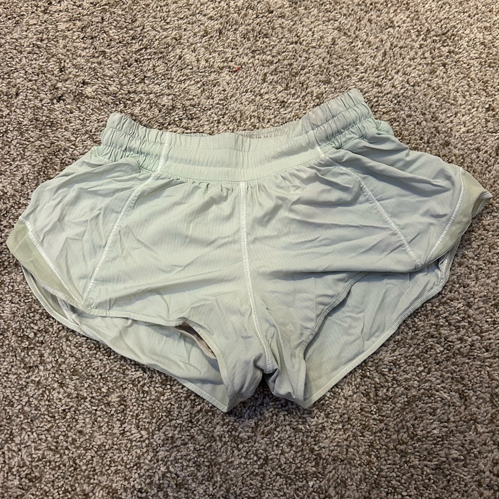 Lululemone shorts mint green